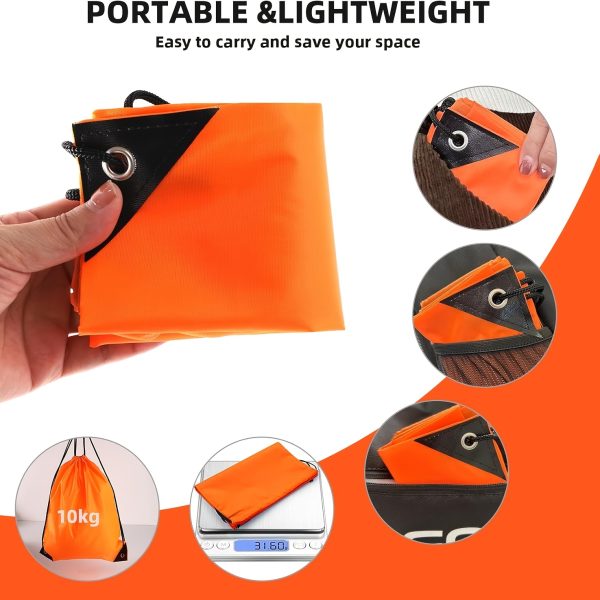 1pc Multifunctional Drawstring Pouch Large Capacity Lightweight Backpack Foldable Storage Bag Wear-Resistant Nylon Beach Vacation Beach Swimming Portable Storage Bag Sports Fitness  Swimming  Outdoor  Travel Universal Backpack
