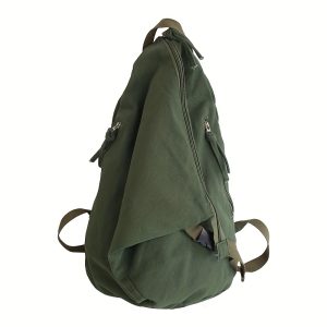 Fashion Backpack, Pure Backpack, Solid Color Large Capacity Student Bookbag, Workwear Style - Image 8