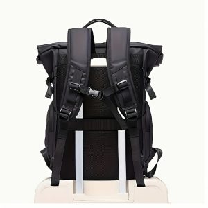 Fashion Design Gentleman Backpack Computer Bag-Large Capacity, Ultra-Light, Wear-Resistant, with Multiple Pockets, Suitable for Office, Business Trip, Travel, Adventure. Plus an Outdoor Emergency Blanket - Image 12