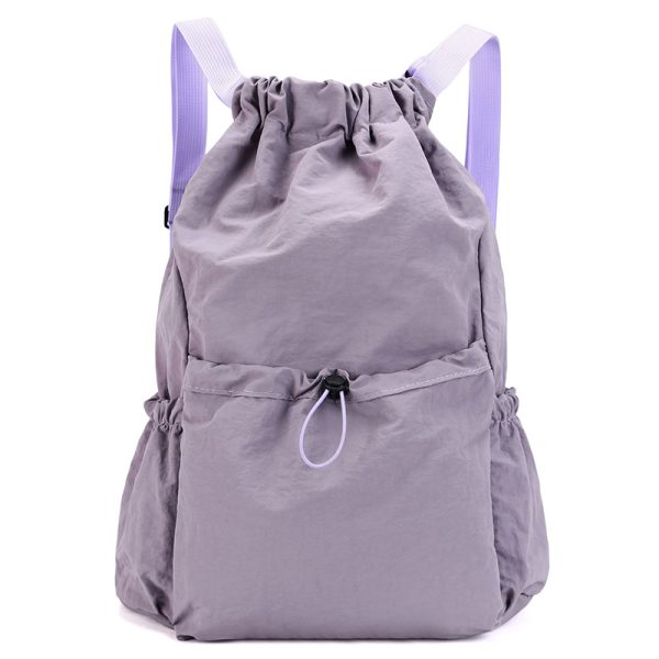 1pc Multi-Functional Women'S Backpack Single Shoulder Bag High-Quality Material Adjustable Shoulder Strap Foldable Space-Saving Outdoor Sports Fitness Large Capacity Lightweight Backpack Unisex Casual Travel Bag Book Bag Storage Bag Mountaineering B
