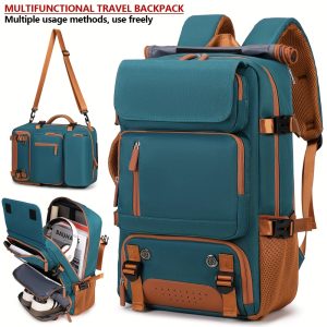 Large Capacity Laptop Backpack Compatible for 16-Inch Notebooks - Lightweight Soft Travel Hiking Bookbag with Adjustable Straps, Padded Back & Practical Pockets - Unisex Computer Backpack for, s, College () - Image 4