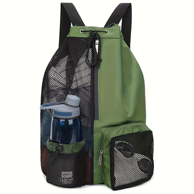Swimming Backpack with Wet Pocket - Lightweight Gym Bag, Quick-Dry Swim Gear Organizer with Mesh Pocket for Pool, Travel, School - Water Sports Backpack for Men & Women, Swimming Accessories, Poolside Accessory, Adjustable Drawstrings - Image 5