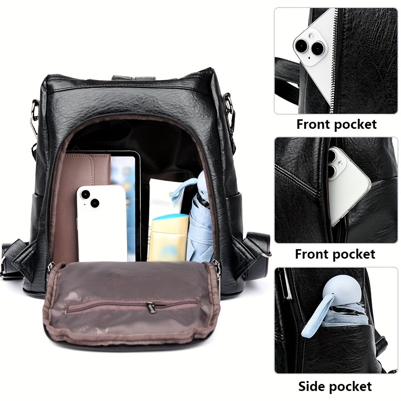 Simple And Versatile Multi Functional Going Out Travel Student Schoolbag, Large Capacity Backpack - For Students & Professionals - Suitable for Everyday Use, Travel & School - Perfect Gift for Back to School & Travel - Image 10