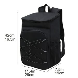Large Capacity Durable Oxford Cloth Thermal Insulation Backpack, Portable Leak-Proof Insulated Bag, Ice Bag, Suitable for Schools, Canteens, Camping, Picnics, And Beaches, Youth And Workers for Home Kitchen Supplies - Image 6