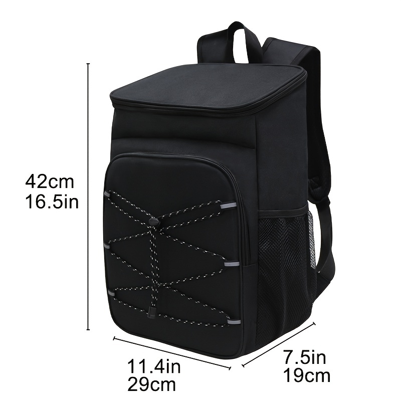Large Capacity Durable Oxford Cloth Thermal Insulation Backpack, Portable Leak-Proof Insulated Bag, Ice Bag, Suitable for Schools, Canteens, Camping, Picnics, And Beaches, Youth And Workers for Home Kitchen Supplies - Image 6