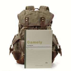 Vintage Outdoor Backpack Casual Student School Bag Large Capacity Travel Backpack Stitched Mountaineering Bag - Image 7