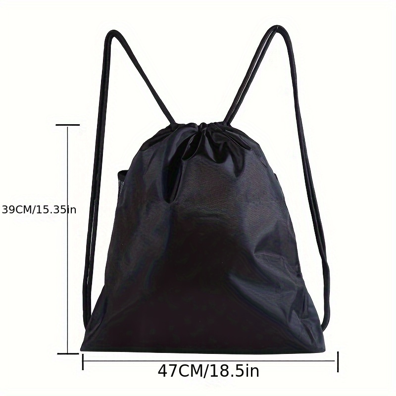 Versatile Sports Drawstring Backpack - Durable Nylon Mesh Bag for Basketball, Football, Soccer & Volleyball Storage - Ideal for Outdoor Activities, Gym, Yoga - For Sports Enthusiasts & Students - Perfect for Travel & Everyday Use - Image 7