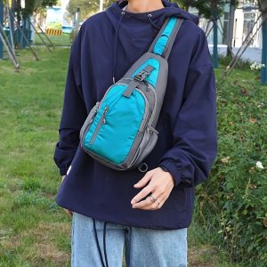 Women's Lightweight Diagonal Backpack with Adjustable Strap - Compact Nylon Bookbag Suitable for Daily Commute, Travel, & - Zipper Closure, Handu002FDry Cleanable - Casual Professional Bag (Multi-Color Options) - Image 12