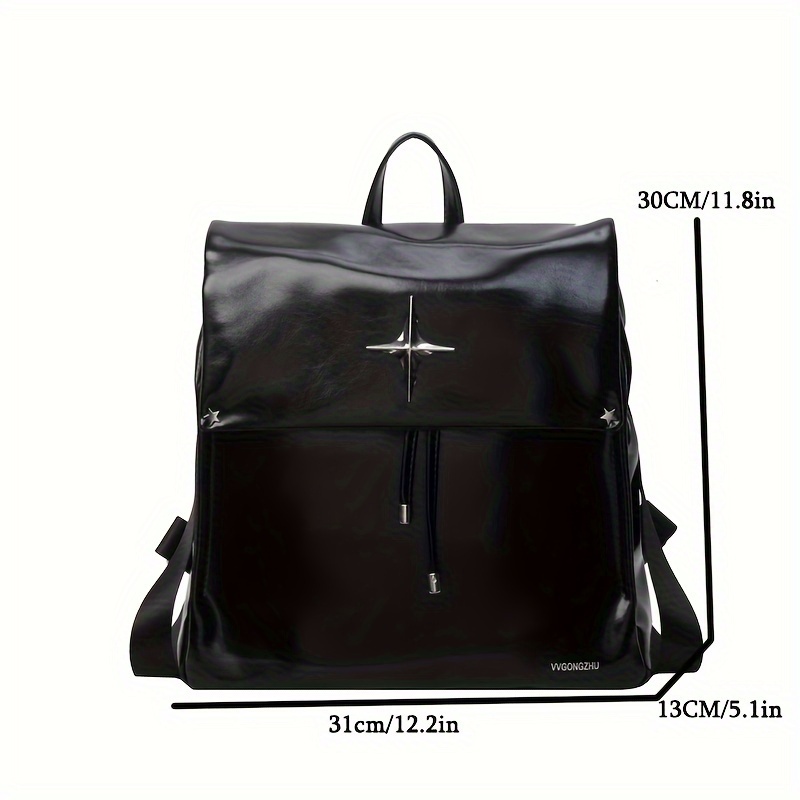 Four Large Capacity Backpack with Adjustable Shoulder Straps & Pull-String Closure - Soft Bookbag, Laptop Carrier Suitable for Commuting, Travel, College,, - Image 4