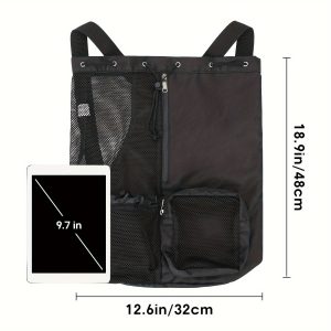 Swimming Backpack with Wet Pocket - Lightweight Gym Bag, Quick-Dry Swim Gear Organizer with Mesh Pocket for Pool, Travel, School - Water Sports Backpack for Men & Women, Swimming Accessories, Poolside Accessory, Adjustable Drawstrings - Image 10