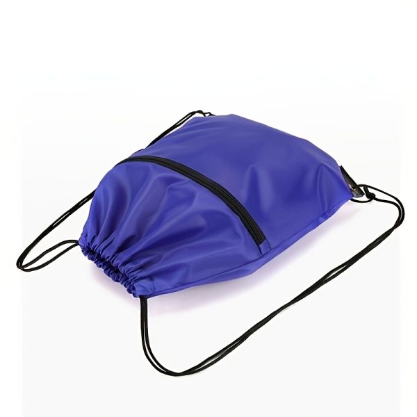 1pc Multifunctional Drawstring Pouch Large Capacity Lightweight Backpack Foldable Storage Bag Wear-Resistant Nylon Beach Vacation Beach Swimming Portable Storage Bag Sports Fitness  Swimming  Outdoor  Travel Universal Backpack