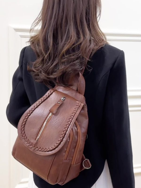 Exclusive Offer Fashion Women'S Backpack, Imitation Daypack, Suitable for Work And Travel