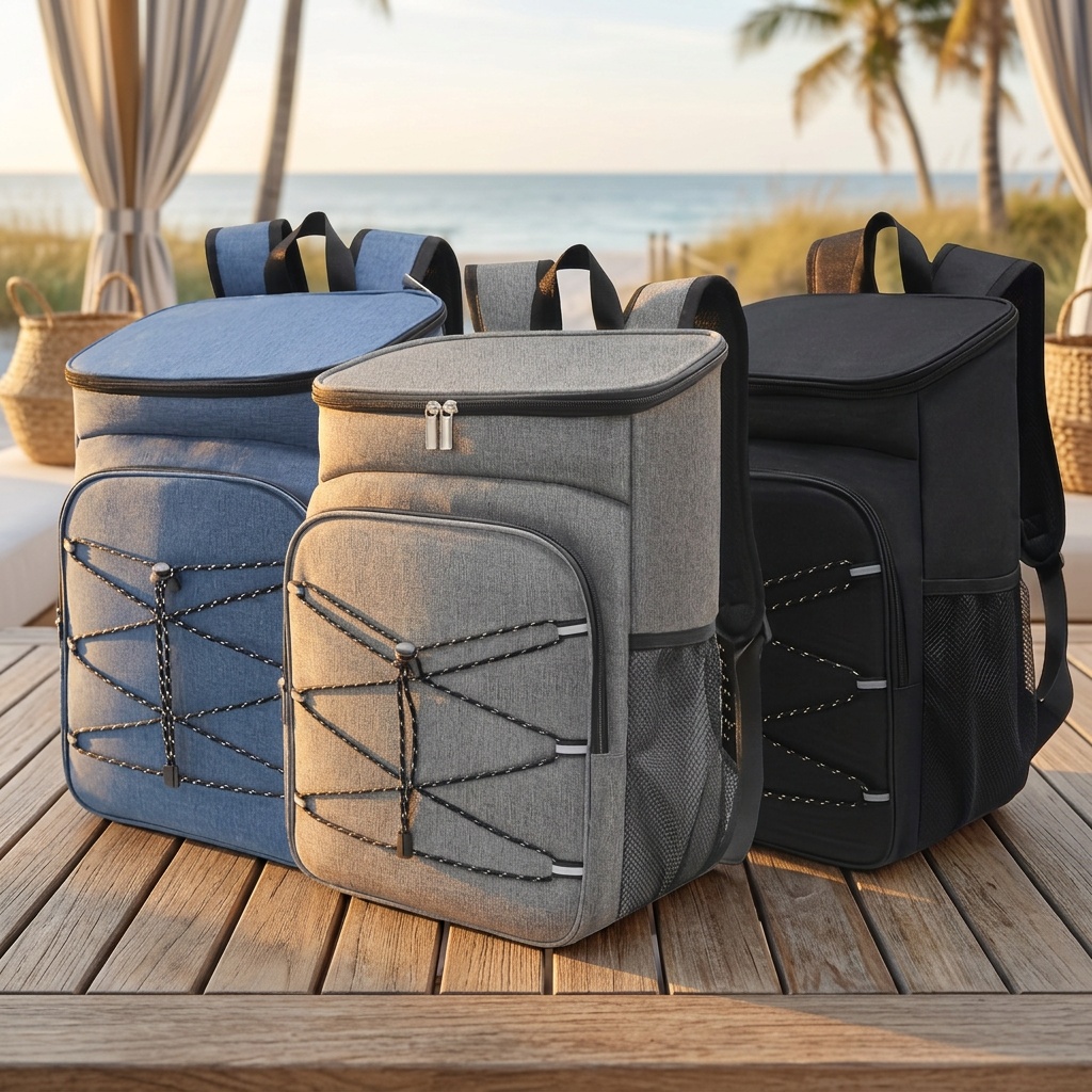 Large Capacity Durable Oxford Cloth Thermal Insulation Backpack, Portable Leak-Proof Insulated Bag, Ice Bag, Suitable for Schools, Canteens, Camping, Picnics, And Beaches, Youth And Workers for Home Kitchen Supplies - Image 9