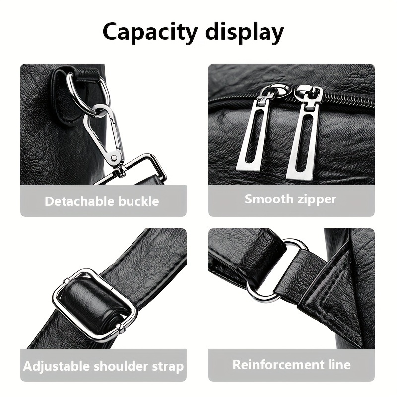 Simple And Versatile Multi Functional Going Out Travel Student Schoolbag, Large Capacity Backpack - For Students & Professionals - Suitable for Everyday Use, Travel & School - Perfect Gift for Back to School & Travel - Image 12