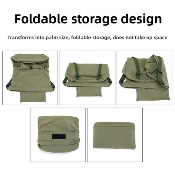 1pc Multi-Functional Women'S Backpack Single Shoulder Bag High-Quality Material Adjustable Shoulder Strap Foldable Space-Saving Outdoor Sports Fitness Large Capacity Lightweight Backpack Unisex Casual Travel Bag Book Bag Storage Bag Mountaineering B