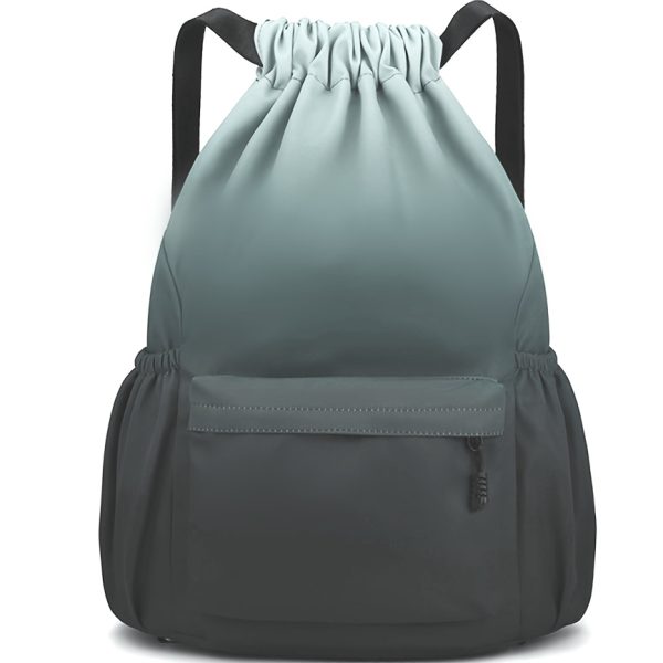 Leisure Backpack High-capacity Drawstring Backpack Strap Pocket Training Bag Outdoor Travel Bag Travel Bag
