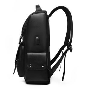 High Quality PU Laptop Backpack for Men and, 15-inch Computer Compartment 5.28-9.25gal Travel Backpack, Padded Air Mesh Straps Unisex Daypack for Spring Break Getaways& Casual Travel - Image 8