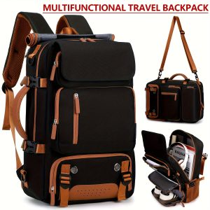 Large Capacity Laptop Backpack Compatible for 16-Inch Notebooks - Lightweight Soft Travel Hiking Bookbag with Adjustable Straps, Padded Back & Practical Pockets - Unisex Computer Backpack for, s, College () - Image 5