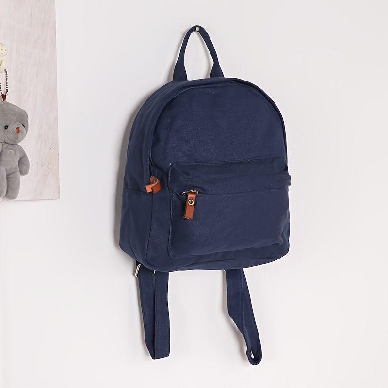 1pc Casual Backpack with an Outer Zippered Pocket, Suitable for Outdoor Sports Storage, Commuting, And Travel Portability - Image 4