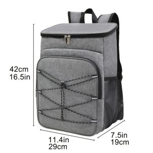 Large Capacity Durable Oxford Cloth Thermal Insulation Backpack, Portable Leak-Proof Insulated Bag, Ice Bag, Suitable for Schools, Canteens, Camping, Picnics, And Beaches, Youth And Workers for Home Kitchen Supplies - Image 4