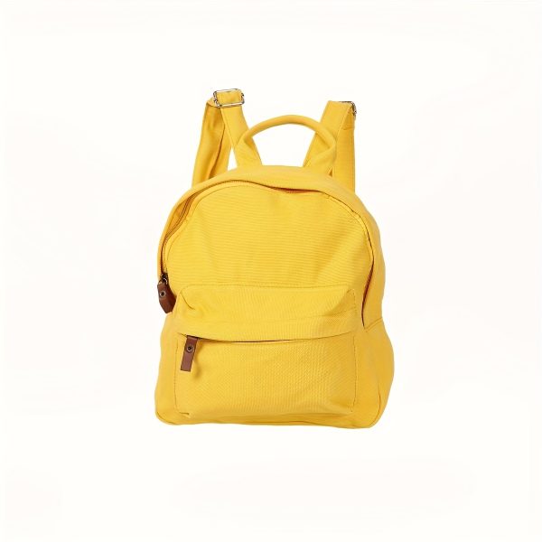 1pc Casual Backpack with an Outer Zippered Pocket, Suitable for Outdoor Sports Storage, Commuting, And Travel Portability