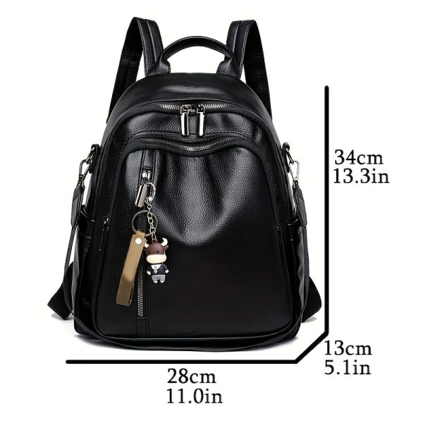 Valentine'S Day Gift Backpack Autumn Winter Cute Small Outing Bag Design Sense Fashion Casual Travel Small Backpack Zipper Random