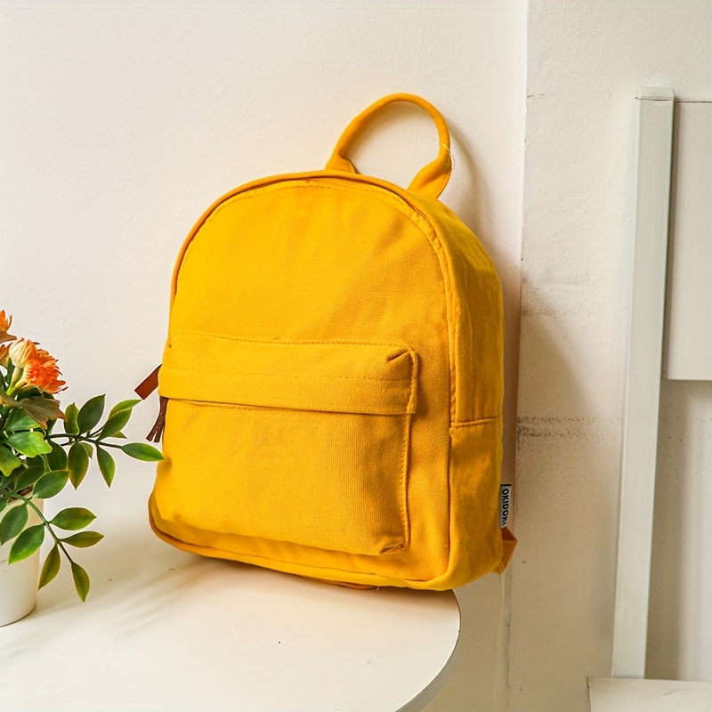 1pc Casual Backpack with an Outer Zippered Pocket, Suitable for Outdoor Sports Storage, Commuting, And Travel Portability - Image 3
