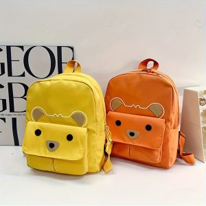 1pc ' Personalized Name Text Backpack with Cute Bear Pattern - Back Bag, Lightweight Nylon Bookbag Suitable for Travel, Commuting, Gift for Sisters (Add Your Name) - Image 17