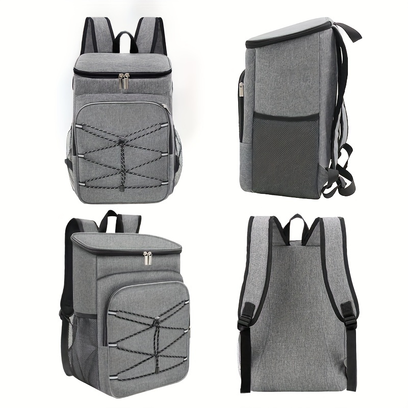 Large Capacity Durable Oxford Cloth Thermal Insulation Backpack, Portable Leak-Proof Insulated Bag, Ice Bag, Suitable for Schools, Canteens, Camping, Picnics, And Beaches, Youth And Workers for Home Kitchen Supplies - Image 3