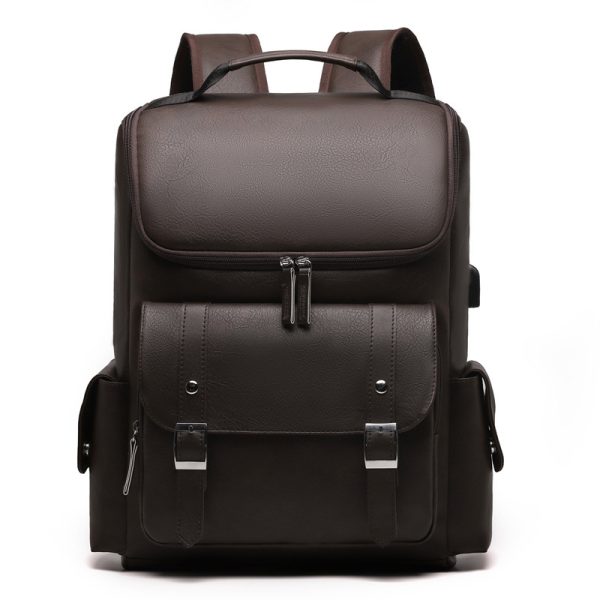 High Quality PU Laptop Backpack for Men and, 15-inch Computer Compartment 5.28-9.25gal Travel Backpack, Padded Air Mesh Straps Unisex Daypack for Spring Break Getaways& Casual Travel