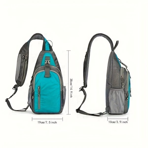 Women's Lightweight Diagonal Backpack with Adjustable Strap - Compact Nylon Bookbag Suitable for Daily Commute, Travel, & - Zipper Closure, Handu002FDry Cleanable - Casual Professional Bag (Multi-Color Options)